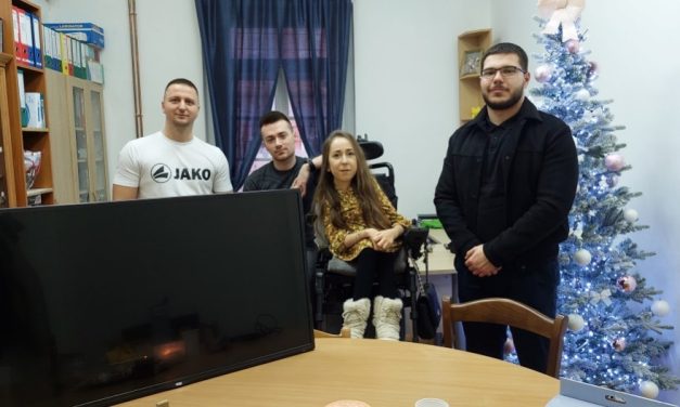 Suhopoljski Bodybuilding klub OLYMP Udruzi distrofičara Virovitica donirao je televizora