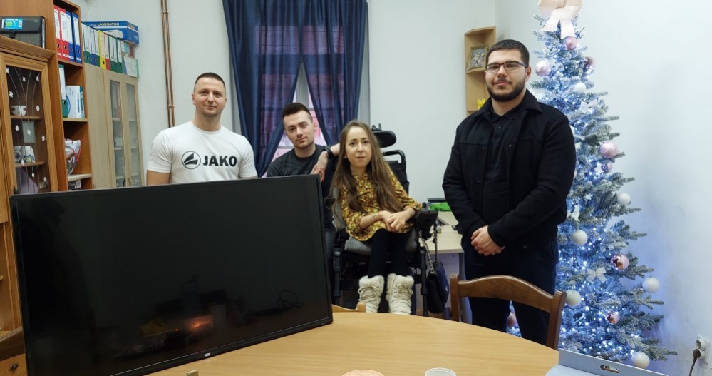 Suhopoljski Bodybuilding klub OLYMP Udruzi distrofičara Virovitica donirao je televizora